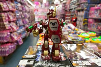 Toys for sale at Cookies Dept. store in Queens.